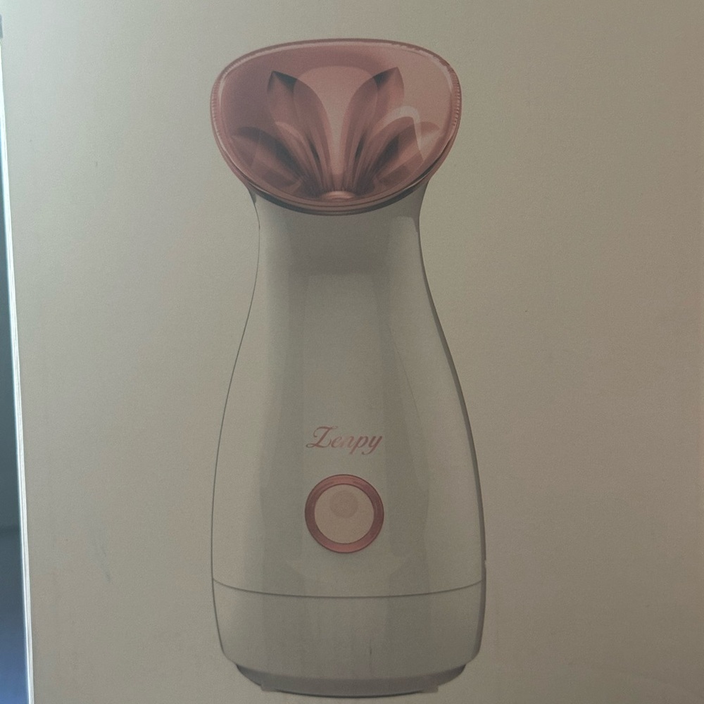 Zapy Facial Steamer with Pink Accents